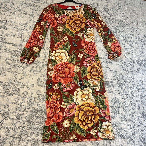 Farm Rio Jessa Maxi Dress Size Large - Picture 3 of 8